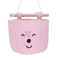 Cotton Linen Storage Home Wardrobe Hang Bag Door Wall Pouch Cosmetic Toys Organize Pocket stationery Contain for Room