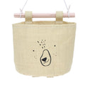 Cotton Linen Storage Home Wardrobe Hang Bag Door Wall Pouch Cosmetic Toys Organize Pocket stationery Contain for Room