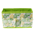 Non-woven Cosmetic Storage Box Make Up Organizer Folding Desktop Dressing Jewelry Storage Box Small Bag Makeup Case