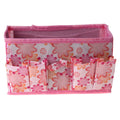 Non-woven Cosmetic Storage Box Make Up Organizer Folding Desktop Dressing Jewelry Storage Box Small Bag Makeup Case