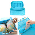 Waterproof Travel Bra Underwear Organizer Portable Women Clothes Storage Bag Make Up Cosmetic Toiletry Wash Storage Case