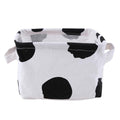 Desktop Sundries Storage Basket Bag Foldable Cosmetic Storage Box Cotton Linen Kids Toy Organizer Storage Container