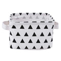 Desktop Sundries Storage Basket Bag Foldable Cosmetic Storage Box Cotton Linen Kids Toy Organizer Storage Container