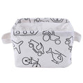 Desktop Sundries Storage Basket Bag Foldable Cosmetic Storage Box Cotton Linen Kids Toy Organizer Storage Container