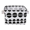 Desktop Sundries Storage Basket Bag Foldable Cosmetic Storage Box Cotton Linen Kids Toy Organizer Storage Container