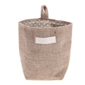 Retro Cotton Linen Storage Box Cosmetic Makeup Sundries Basket Mini Desktop Storage Bag Door Hanging Bags