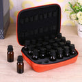Portable 24 Bottle 5ml Essential Oil Storage Bag Carrying Holder Case Travel Nail Polish Organizer Storage Box Cosmetics Case