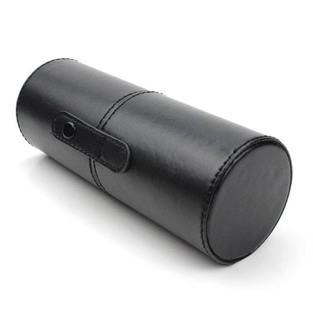 1Pcs New High Quality Travel Leather Cosmetic Brush Pen Holder Makeup Brushes Tools Storage Empty Holder Makeup Organizer Bag