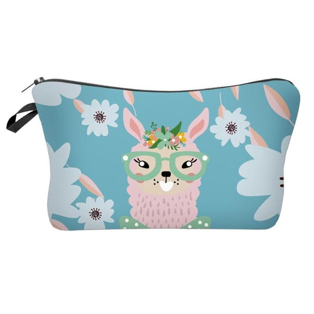 3D Printing Pencil Case Cute Cosmetics Pouchs Makeup Pen Bags for Travel Ladies Pouch Women Cosmetic Bag Bolsas Mujer